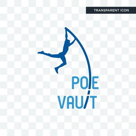 450x450 Pole Vault Vector Icon Isolated On Transparent Background, Pole