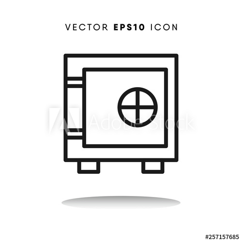500x500 Vault Vector Icon