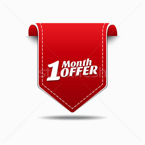 600x600 Month Offer Red Vector Icon Design Vector Illustration Rizwan