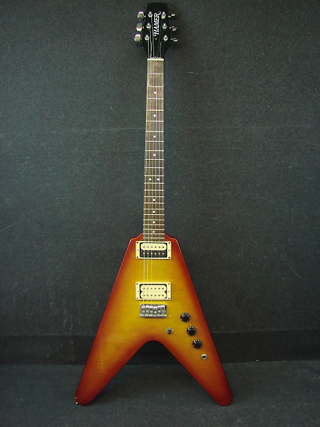 465x620 Vintage Hamer Vector Electric Guitar Usa Wcase Sunburst Reverb