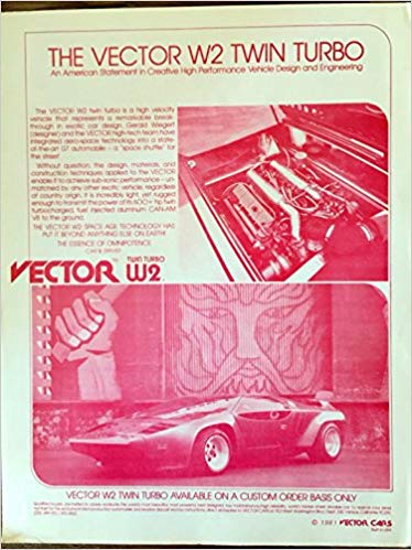 374x499 Vector Twin Turbo Sales Brochure Vector Cars