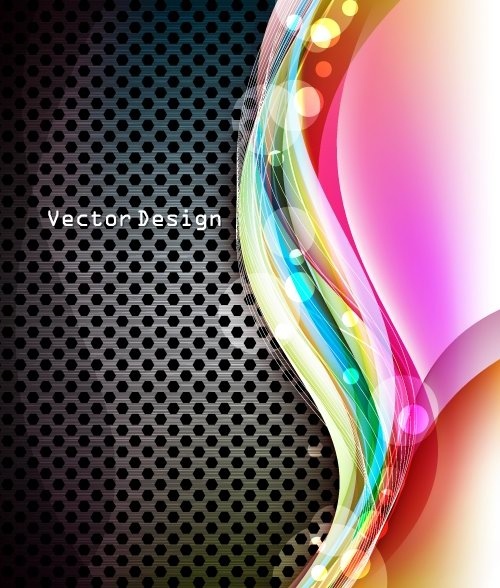 500x588 Dynamic Cool Background Design Vector Free Vector