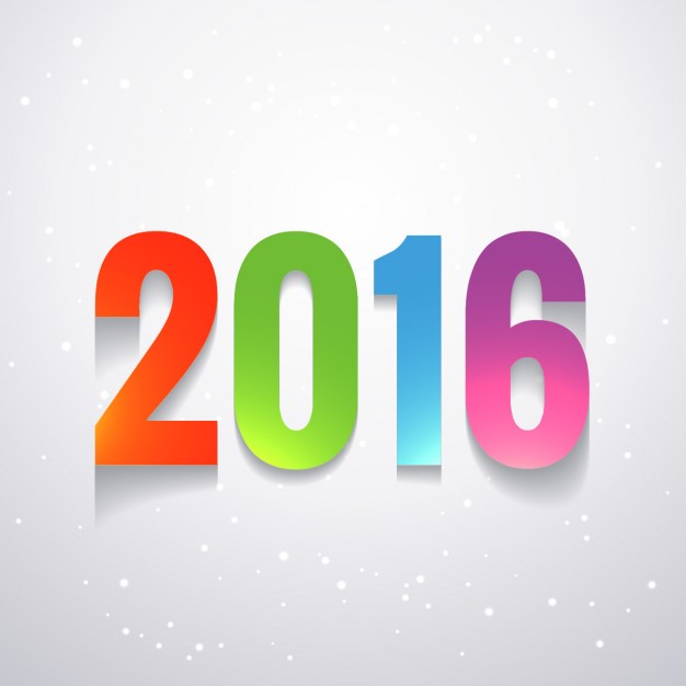 626x626 New Year Card With Colorful Vector Free Download