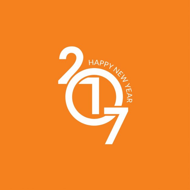 626x626 New Year Orange Background Vector Free Download