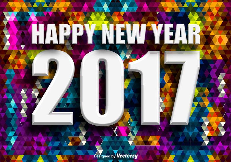 800x560 Vector New Year Background