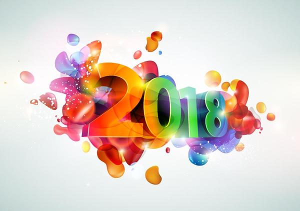 600x422 Text With Abstract Design Vector Free Download