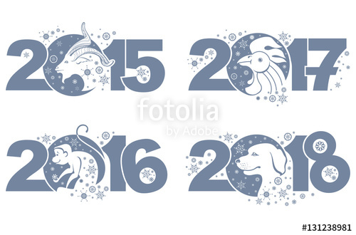 500x330 Goat Monkey Rooster Dog Symbols