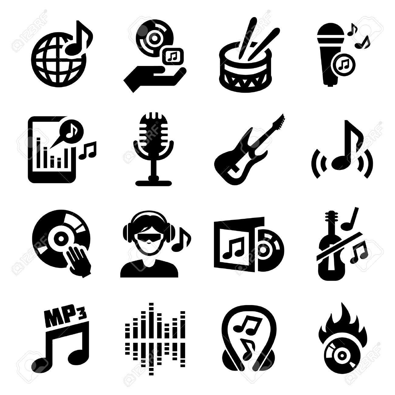 1300x1300 Music Icon Vector