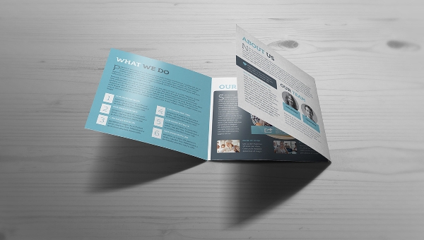 600x340 Brochure Layout Template Free Vector Format