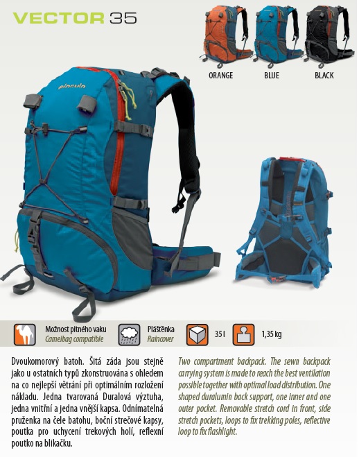 518x659 Batohy A Krosny Pinguin Vector Orange Turistika Camping Cz