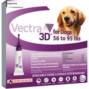 Vectra Topical Spot On Flea Tick Remedy Dogs Lbs Single 300x300 Vectra Topical Spot On Flea Tick Remedy Dogs Lbs Single