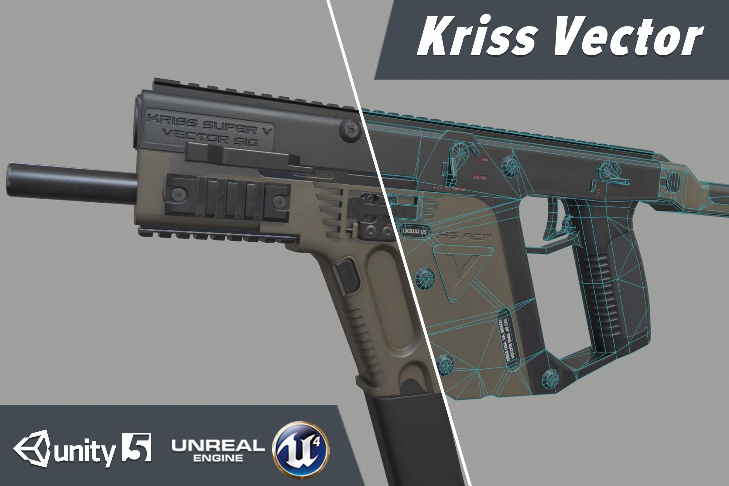 Kriss vector чертеж