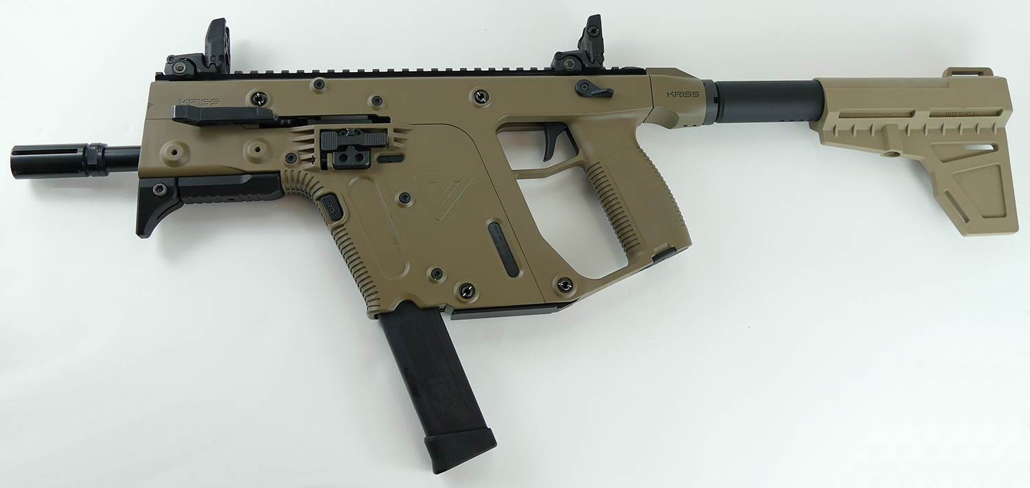 1500x711 Kriss Vector Gen Ii Acp Pistol Fde With Shockwave, Like New