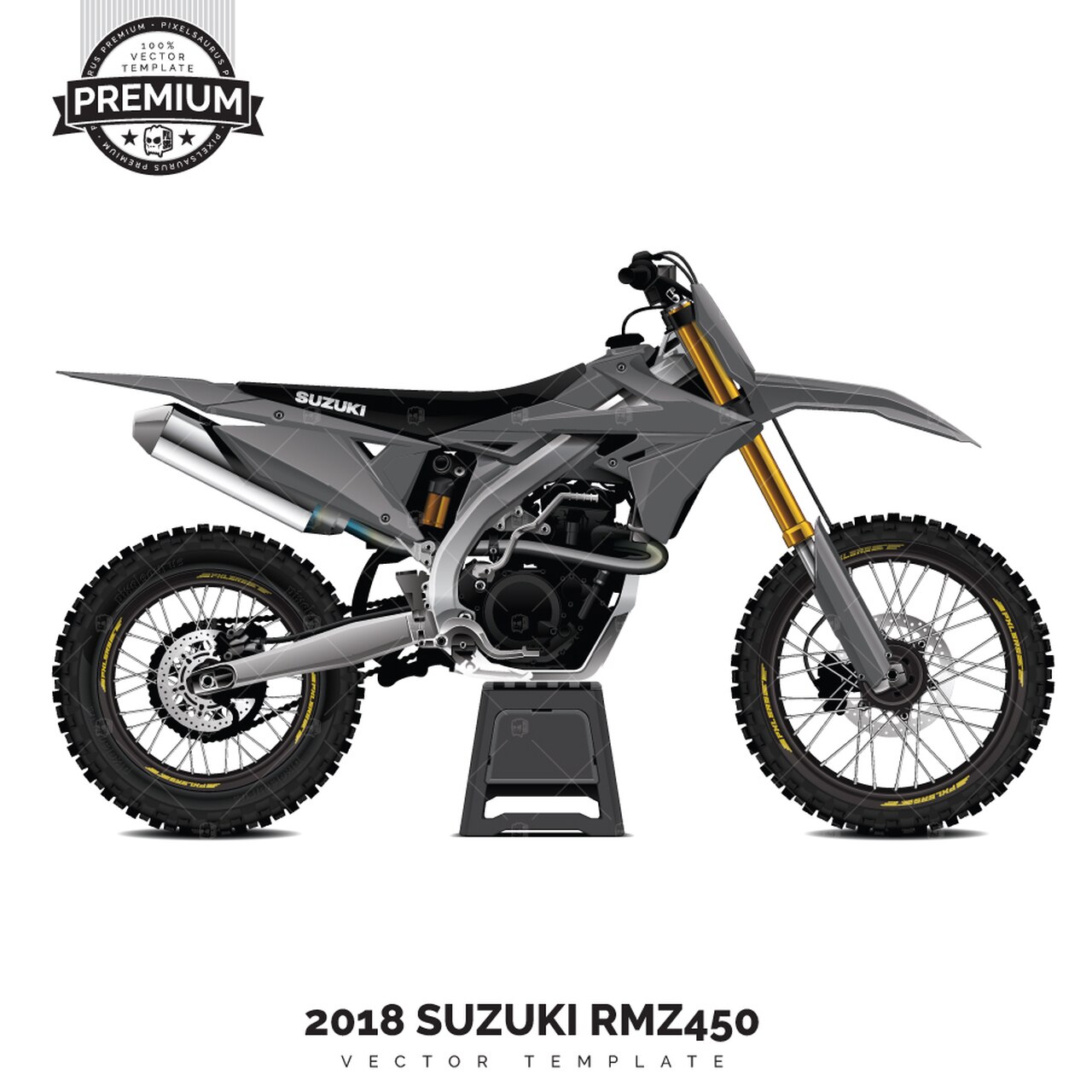 1280x1280 Suzuki Rmz 'premium' Vector Template