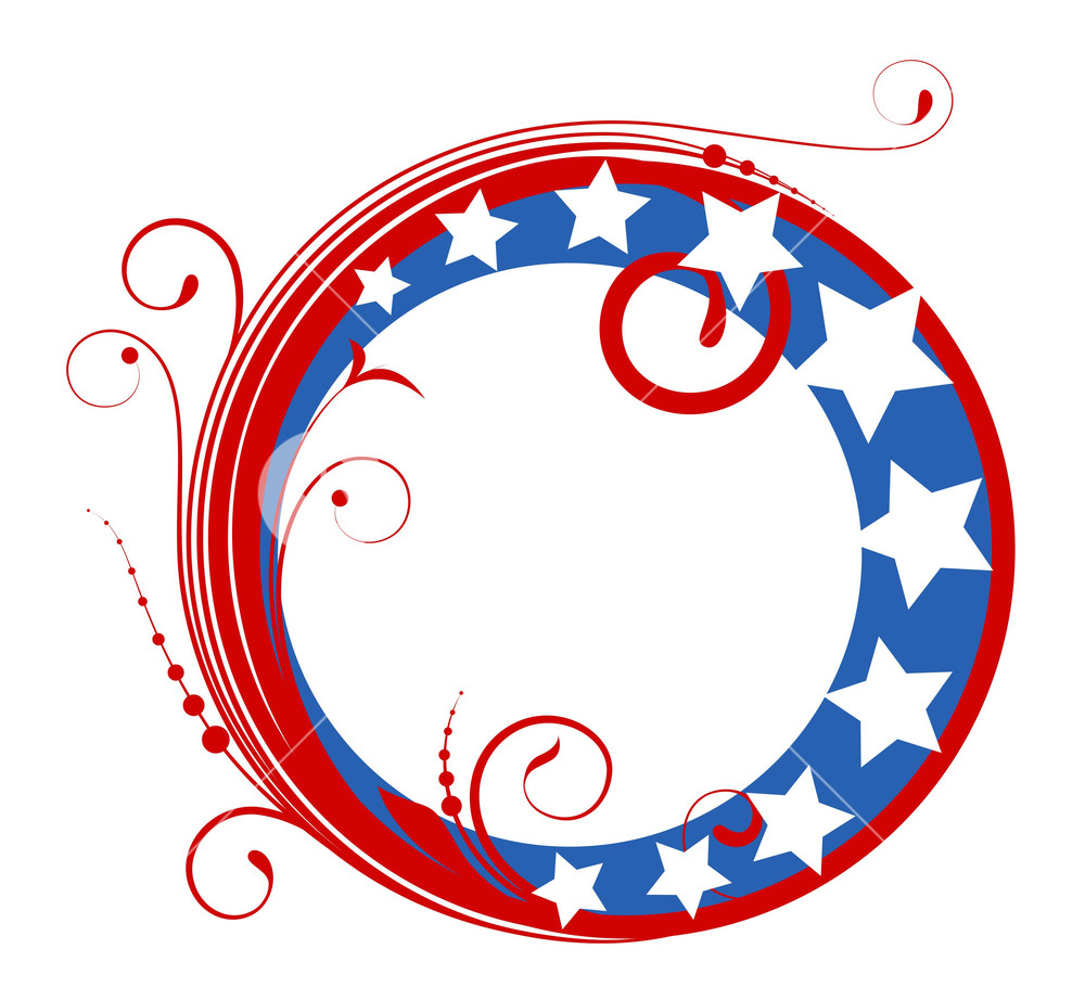 Circular Design Frame Vector Of July Vector Illustration 1000x922 Circular Design Frame Vector Of July Vector Illustration