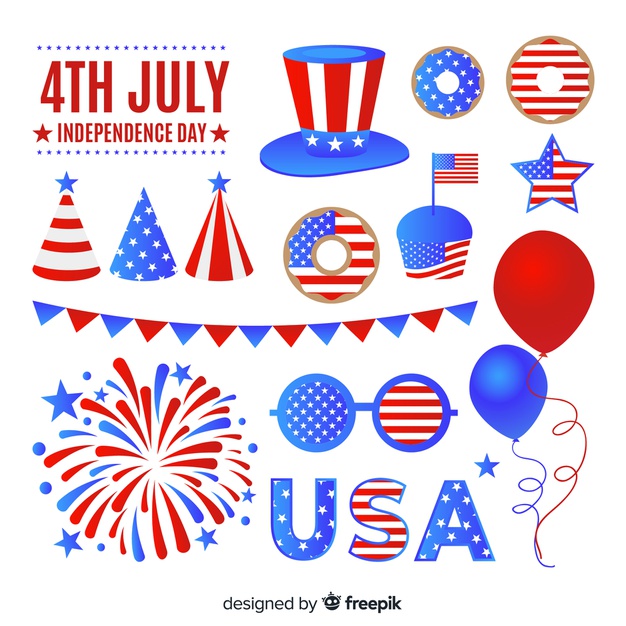 Fourth Of July Element Collectio Vector Free Download 626x626 Fourth Of July Element Collectio Vector Free Download