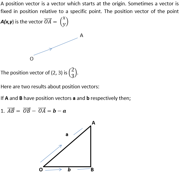 608x587 Form Unit Lesson Position Vectors Brilliant Maths