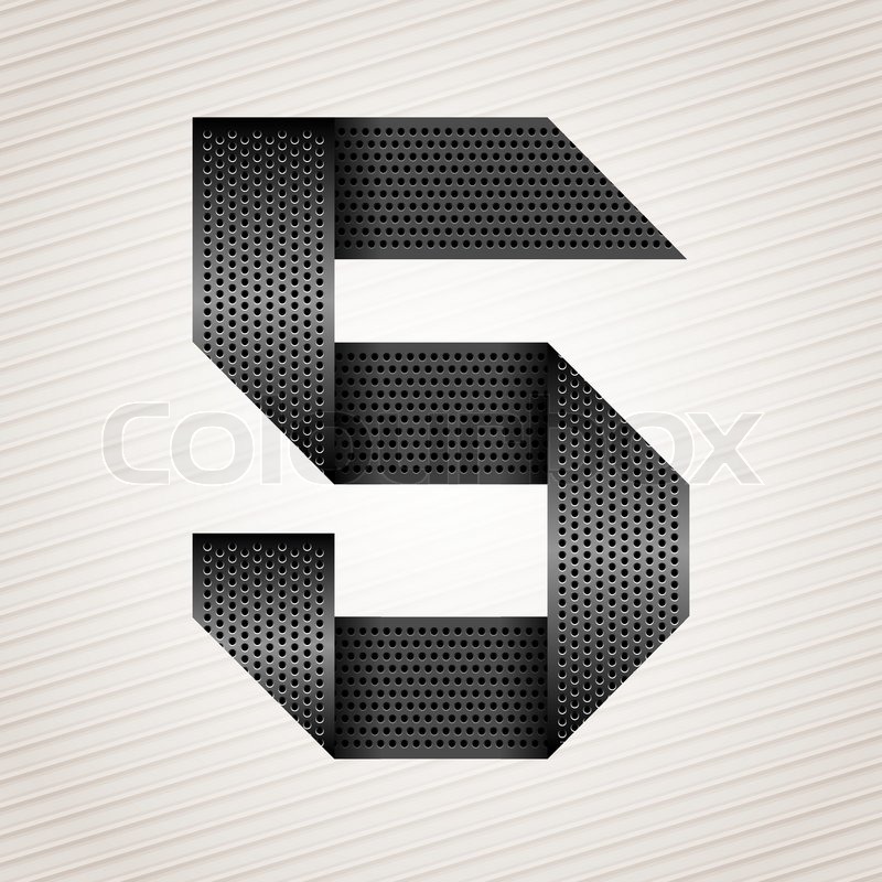 800x800 Number Metal Ribbon