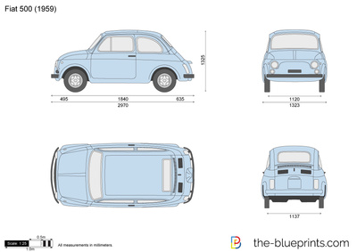 400x283 Fiat Vector Drawing