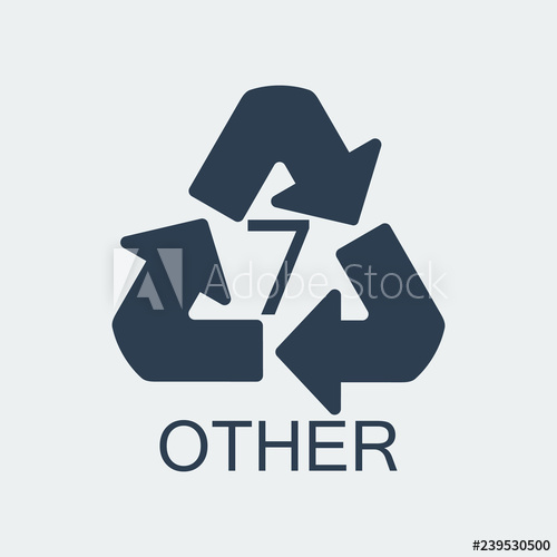 Plastic Recycling Symbol Other Plastic, Label Vector 500x500 Plastic Recycling Symbol Other Plastic, Label Vector