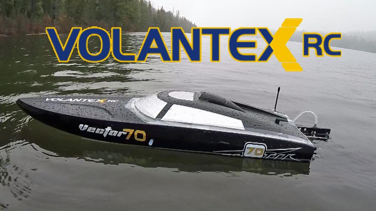 1280x720 Volantex Vector Rc Boat On The Water