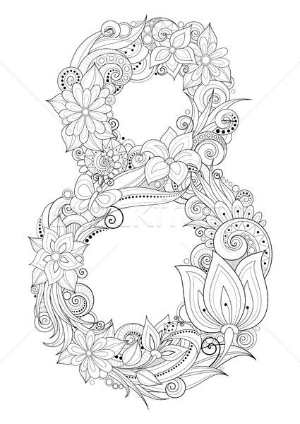 425x600 Vector March Floral Template Vector Illustration Iryna