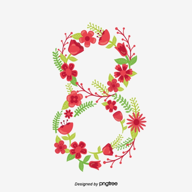 640x640 Vector Digital Womens Day Design Elements, Thirty Eight