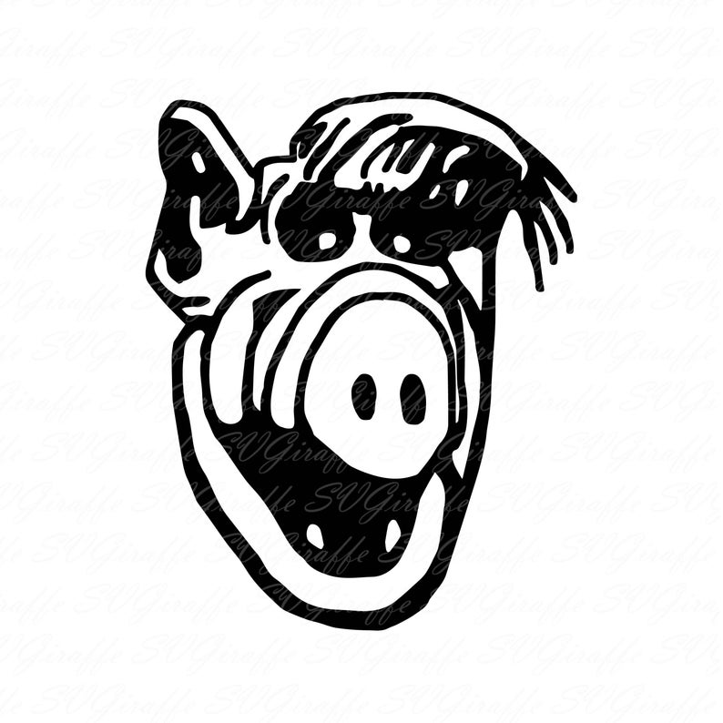794x794 Alf Dxf Png Pdf Alf Vector Sitcom Etsy