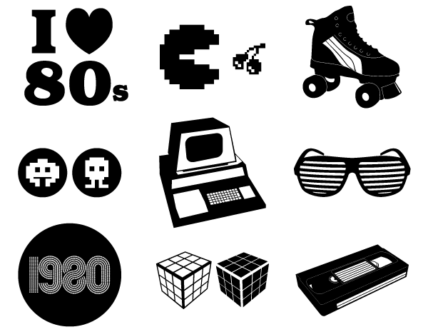600x465 Retro Vector Elements