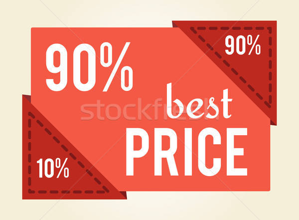 600x441 Off Best Price Sale Tag Vector Illustration Vector Illustration