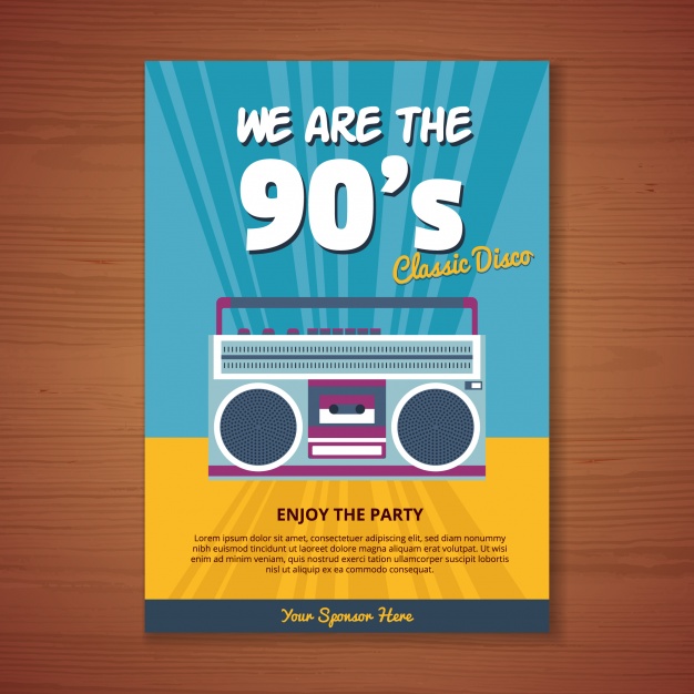 626x626 Party Poster Design Vector Free Download