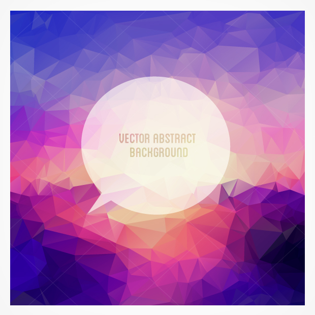 620x620 Beautiful Polygonal Vector Packs