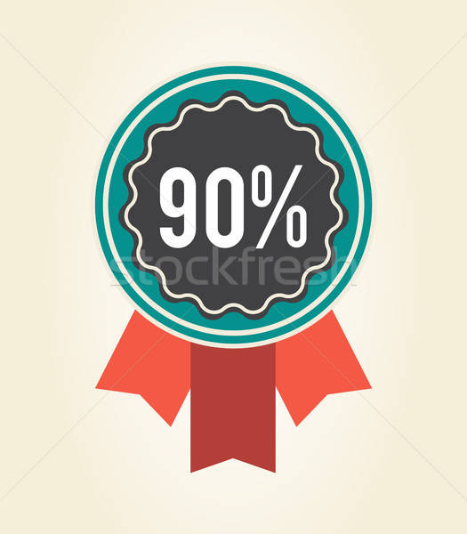 525x600 Sale Clearance Sign Icon Vector Illustration Vector