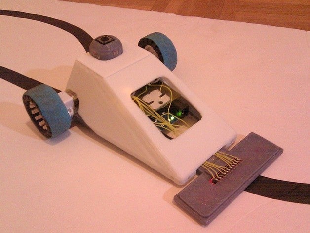 628x472 Vector A Fast Line Follower Robot