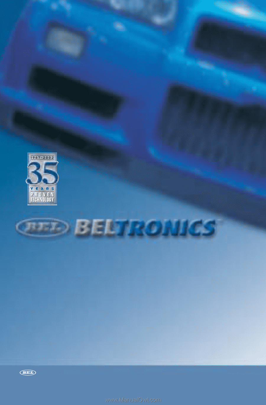 900x1367 Beltronics Vector Owner's Manual