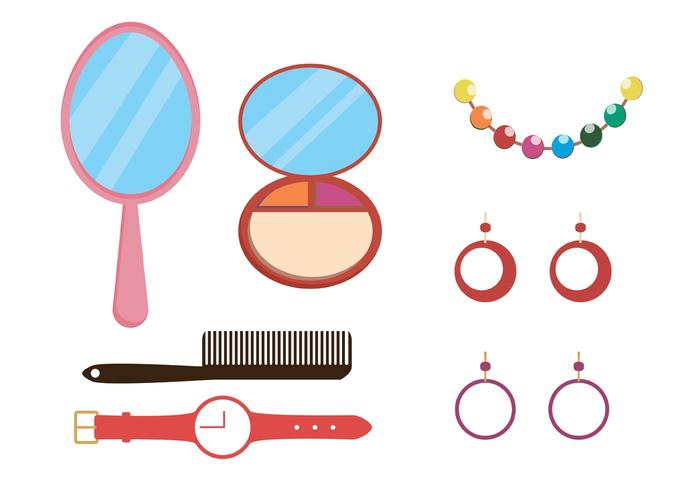 700x490 Makeup And Accessories Vector Pack