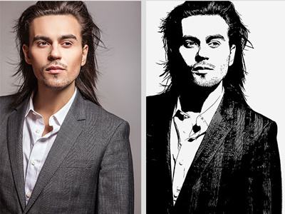 400x300 Vector Creator Photoshop Action