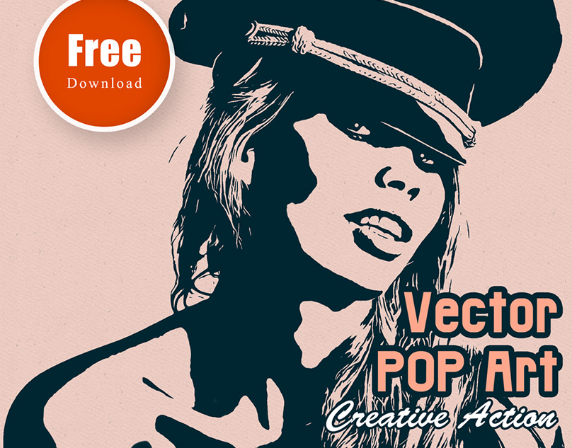 808x633 Vector Pop Art Photoshop Action Free Download On Behance