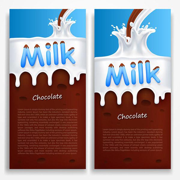 600x600 Milk Chocolate Ad Vector Picture