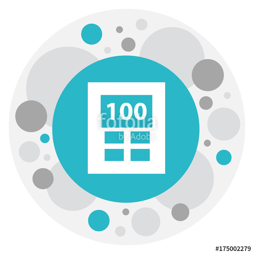 500x500 Vector Illustration Of Education Symbol On Math Adder Icon