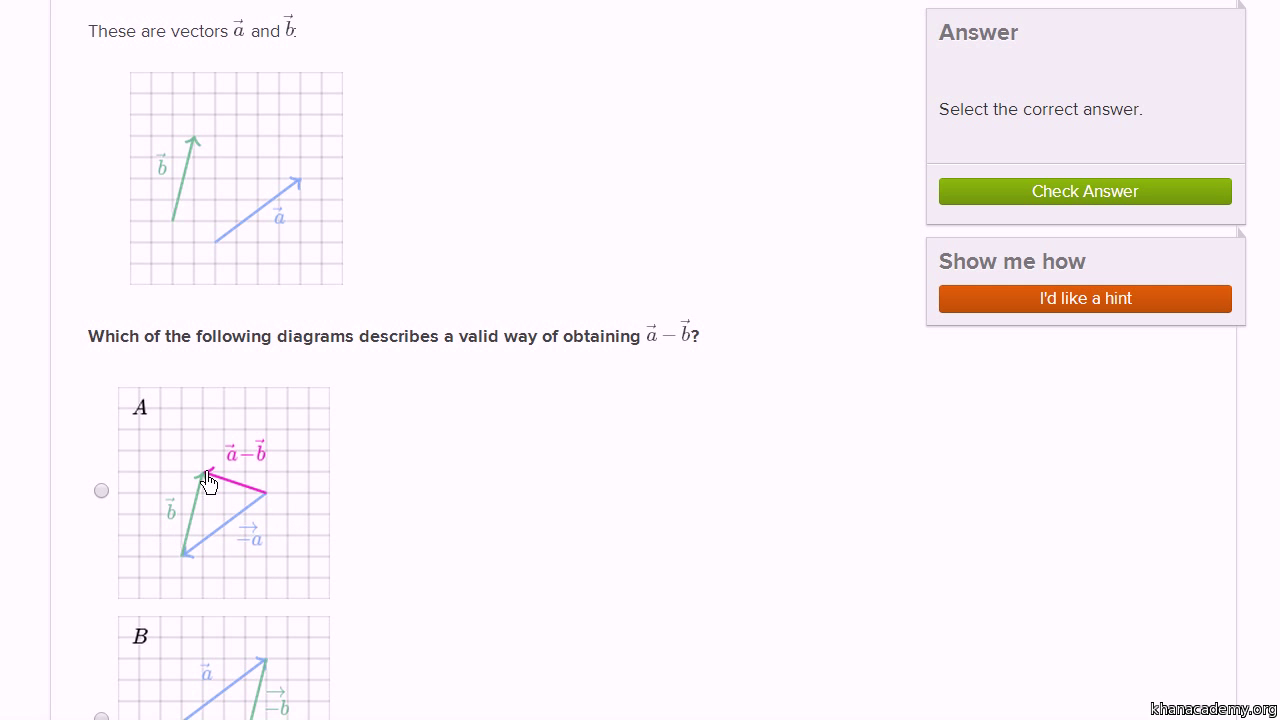 1280x720 Vectors Algebra