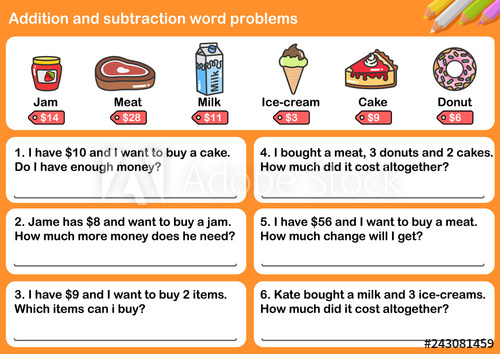 500x354 Addition And Subtraction Word Problems