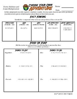 Adventure Math Worksheet 270x350 Adventure Math Worksheet