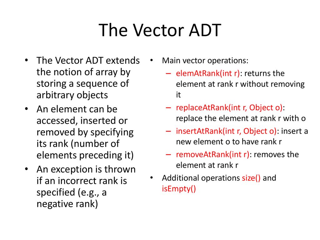 1024x768 Vectors, Lists, And Sequences