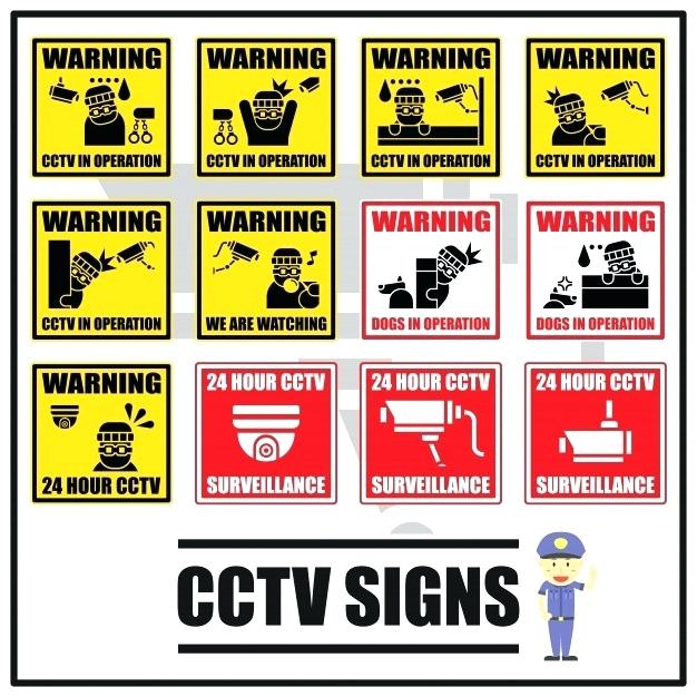 626x626 Security Signs