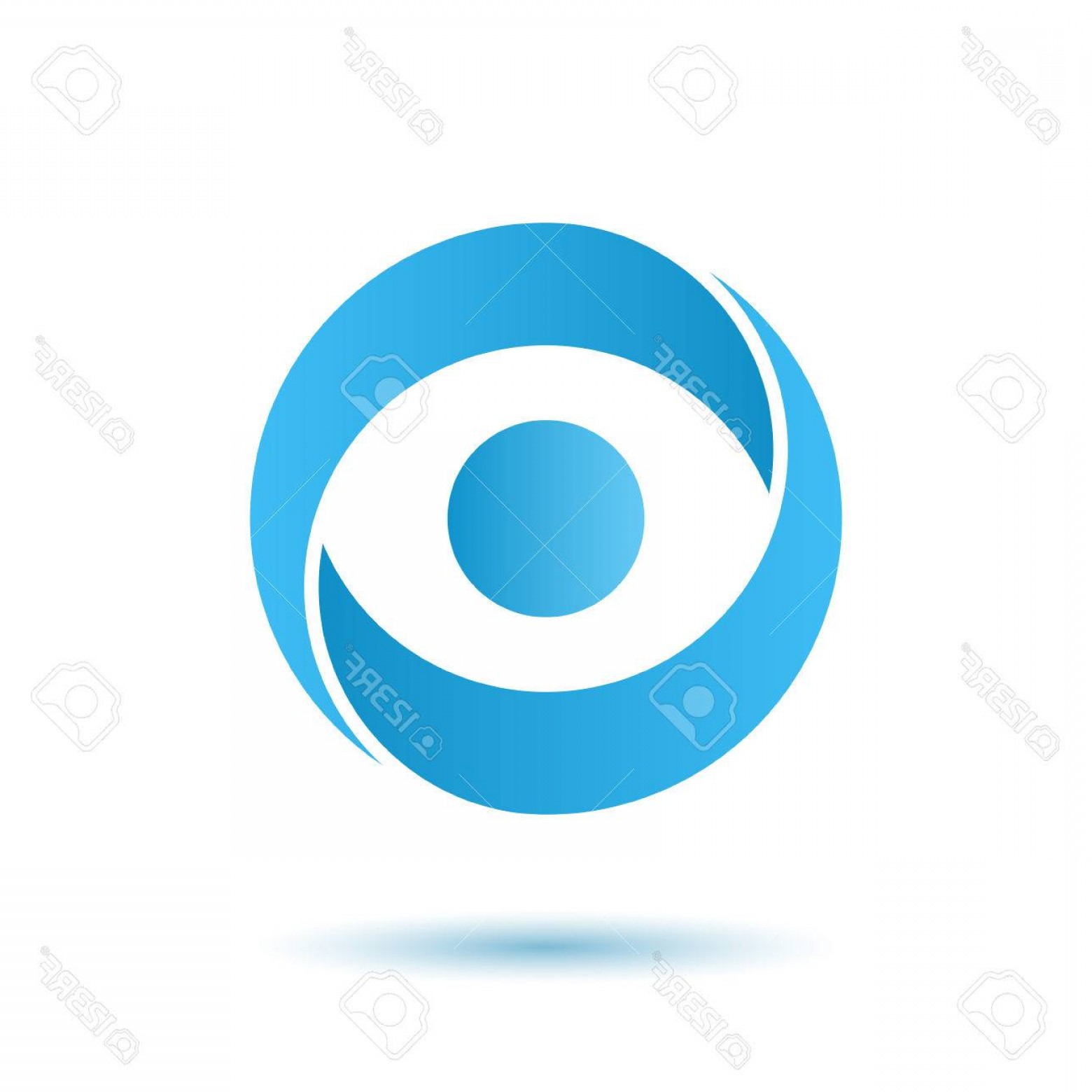 1560x1560 Photostock Vector Opened Eye Logo Media Agency Concept D Vector