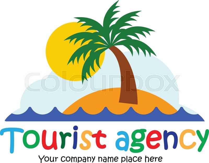 800x626 Travel Agency Vector Cartoon Logo Stock Vector Colourbox