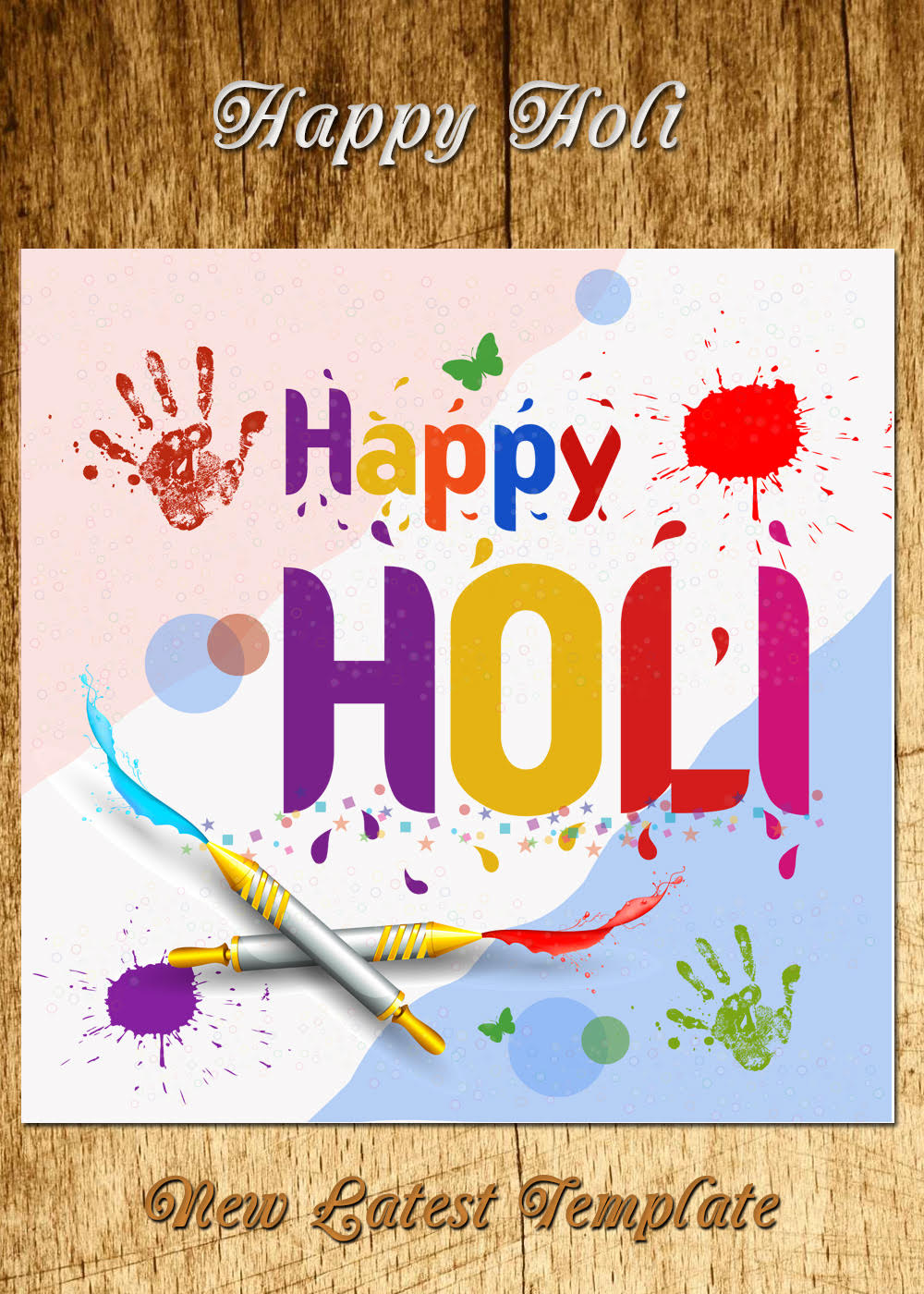 1000x1400 Happy Holi Free Download