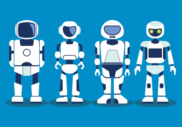 700x490 Robot Vector Set