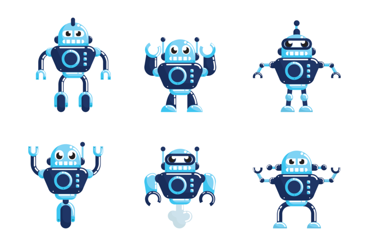 735x490 Robot Vector